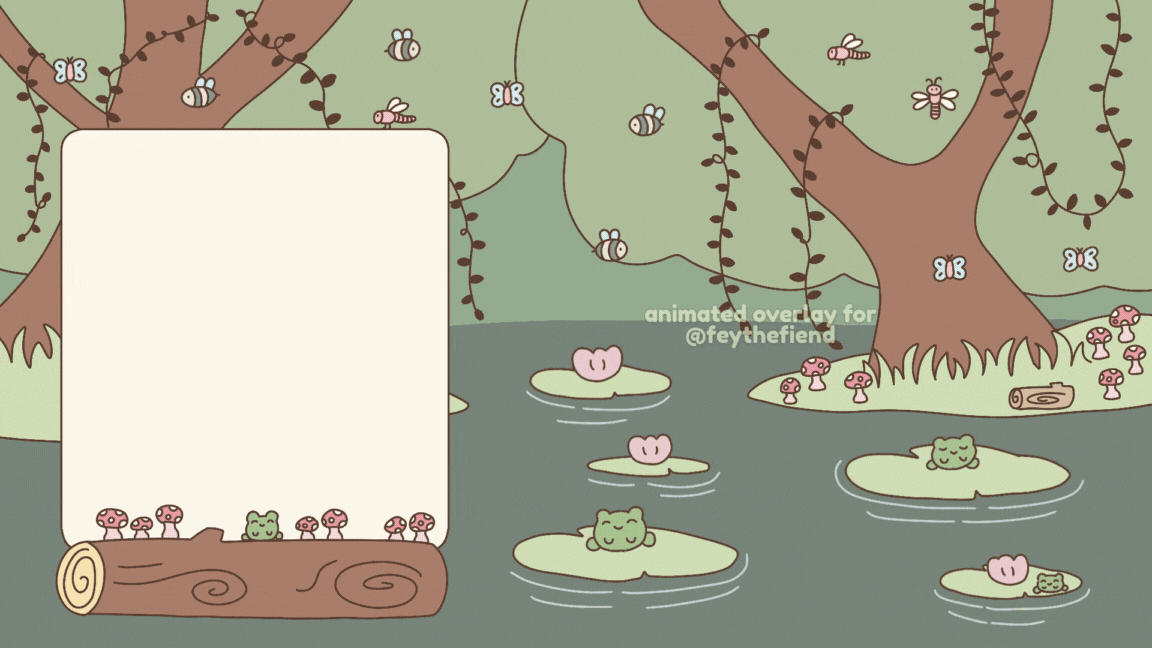animated stream overlay for fey the fiend