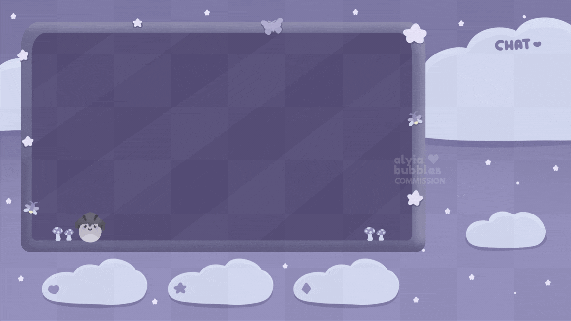 animated overlay for kayteapie