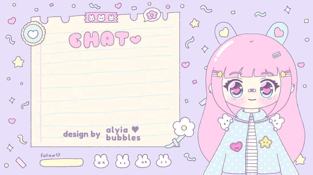 static overlay for alyia bubbles