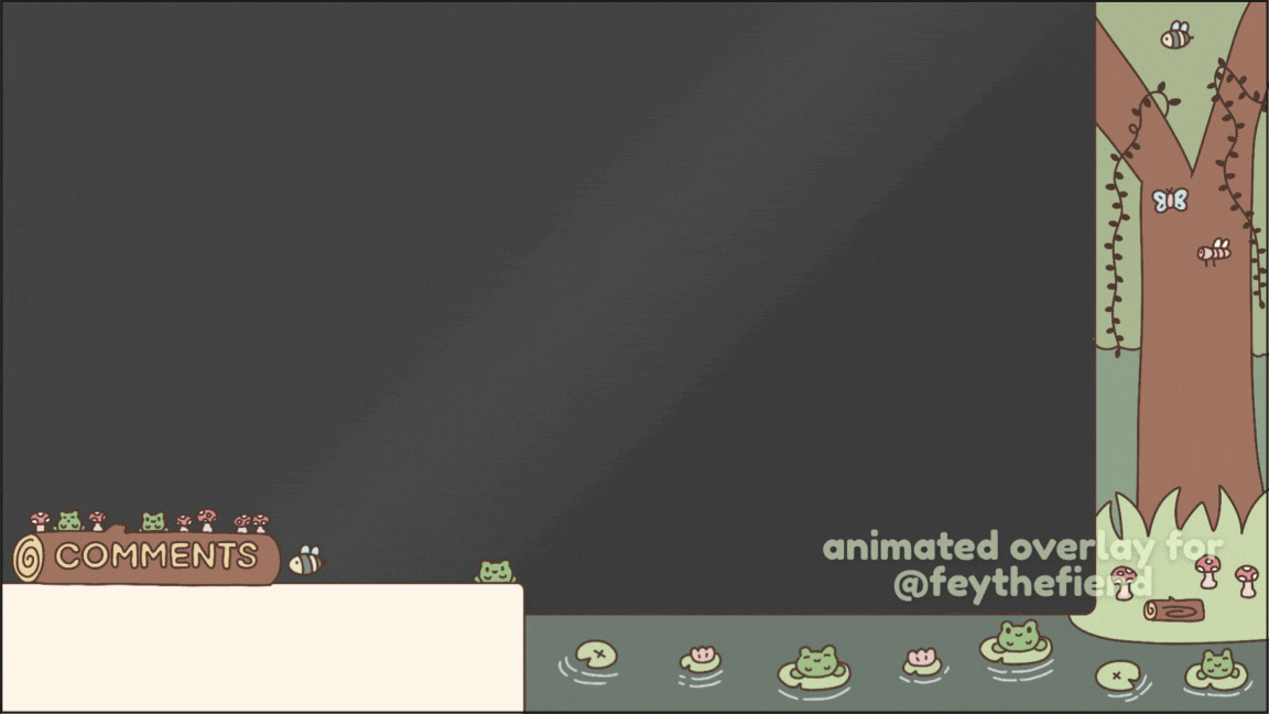 animated stream overlay for @fey the fiend