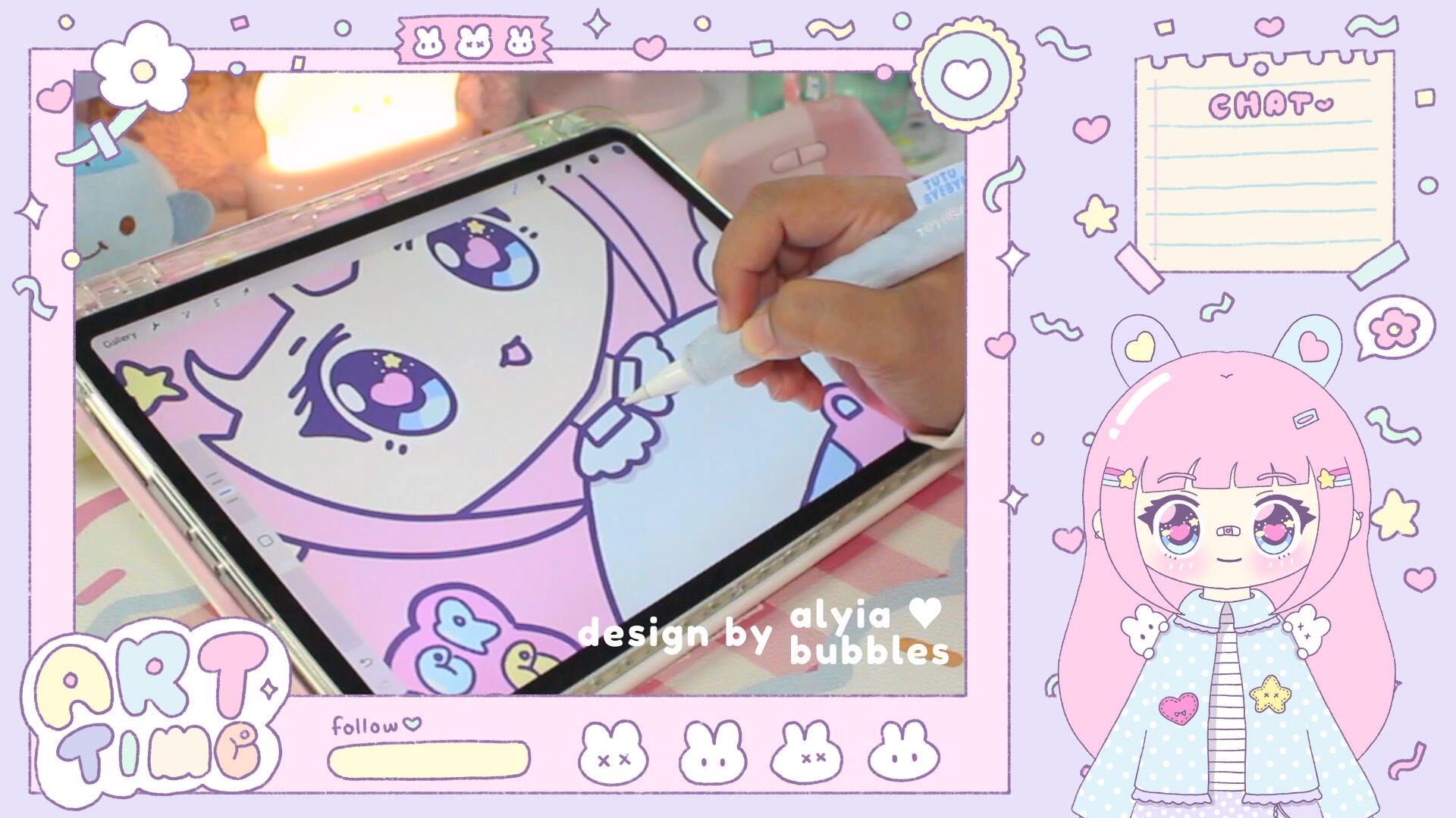 static overlay for alyia bubbles