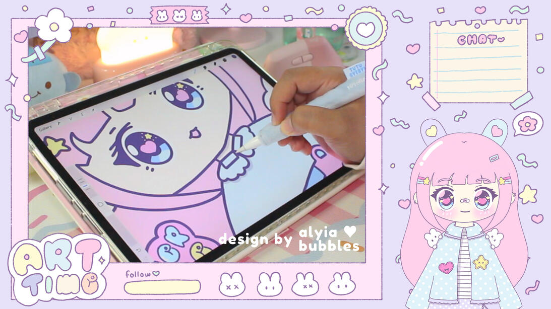 static overlay for alyia bubbles